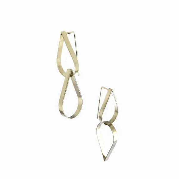drops 2 tiered earrings - made to order