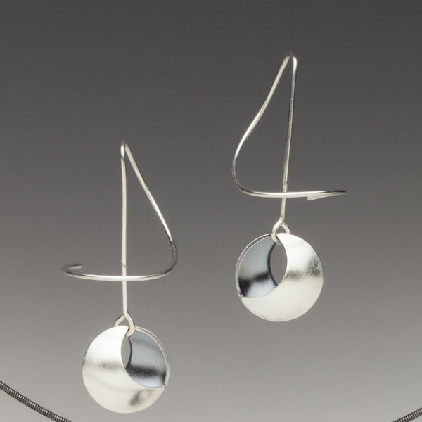 2 moons earrings keynote - made to order