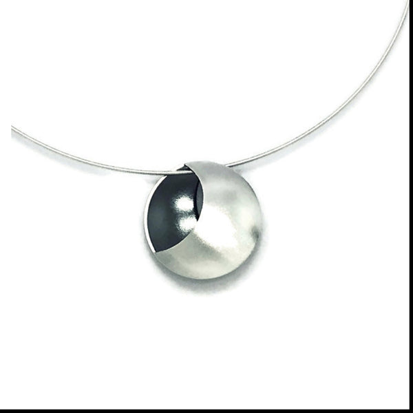 2 moons pendant medium - made to order