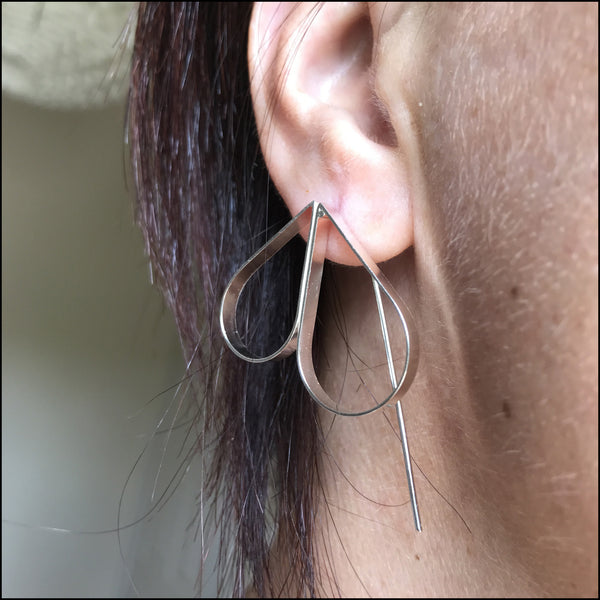drops double earrings - made to order