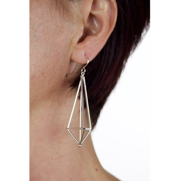 woven lantern earrings - made to order