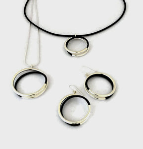 spiral tubes collection - earrings and pendants