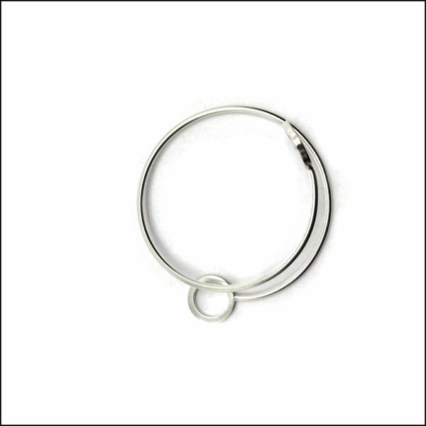 spiral with 2 circles bracelet - made to order